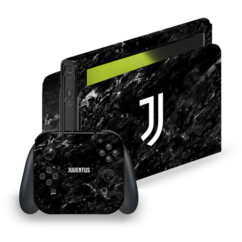Juventus Football Club Art Black Marble Vinyl Sticker Skin Decal Cover for Nintendo Switch OLED Bundle