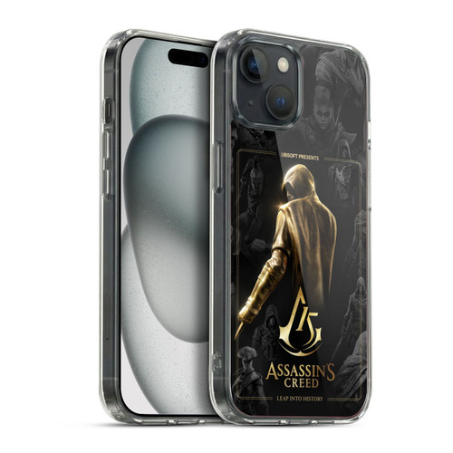Assassin's Creed 15th Anniversary Graphics Key Art Soft Gel Case for Apple iPhone 15 Plus