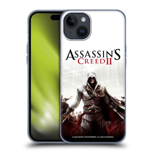 Assassin's Creed II Key Art Ezio 2 Soft Gel Case for Apple iPhone 15 Plus