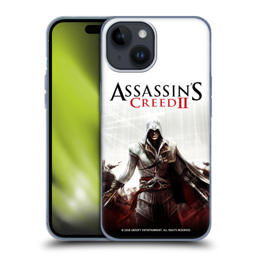 Assassin's Creed II Key Art Ezio 2 Soft Gel Case for Apple iPhone 15