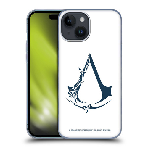 Assassin's Creed III Logos Geometric Soft Gel Case for Apple iPhone 15