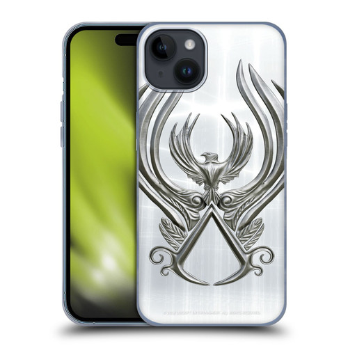 Assassin's Creed Brotherhood Logo Main Soft Gel Case for Apple iPhone 15 Plus
