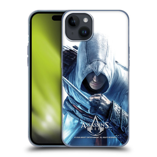 Assassin's Creed Key Art Altaïr Hidden Blade Soft Gel Case for Apple iPhone 15 Plus