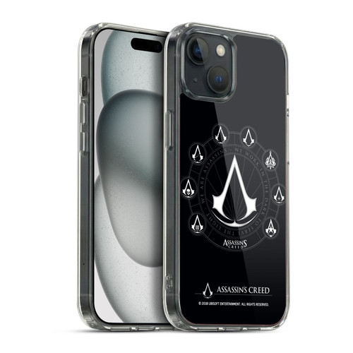 Assassin's Creed Legacy Logo Crests Soft Gel Case for Apple iPhone 15 Plus & MagSafe