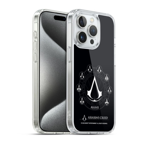 Assassin's Creed Legacy Logo Crests Soft Gel Case for Apple iPhone 15 Pro & MagSafe