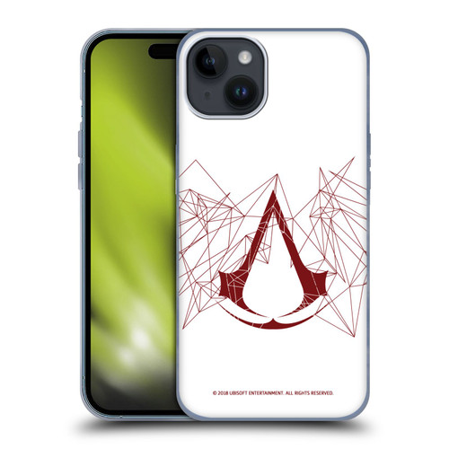 Assassin's Creed Logo Geometric Soft Gel Case for Apple iPhone 15 Plus