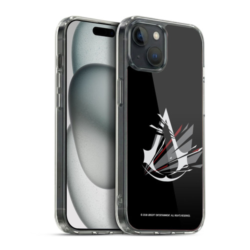 Assassin's Creed Logo Shattered Soft Gel Case for Apple iPhone 15 Plus & MagSafe