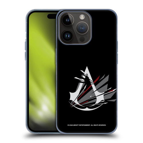 Assassin's Creed Logo Shattered Soft Gel Case for Apple iPhone 15 Pro