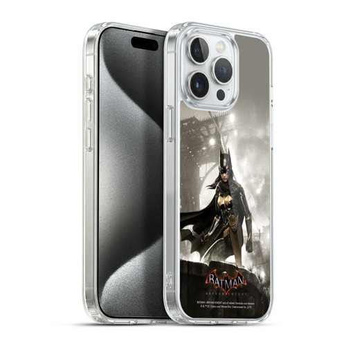 Batman Arkham Knight Characters Batgirl Soft Gel Case for Apple iPhone 15 Pro Max