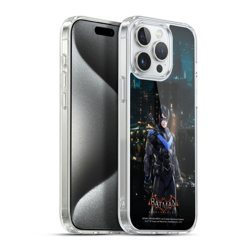 Batman Arkham Knight Characters Nightwing Soft Gel Case for Apple iPhone 15 Pro Max