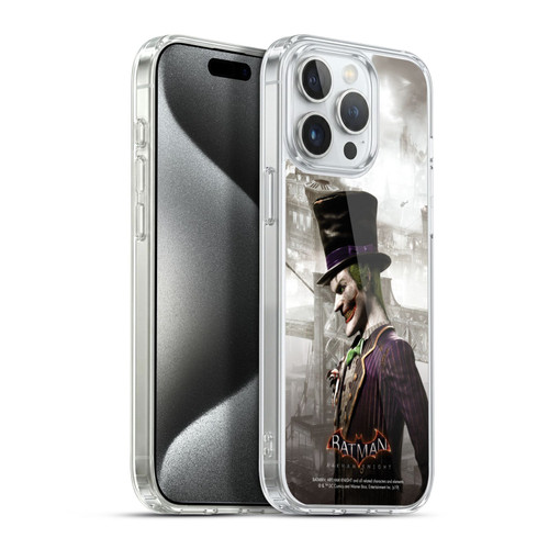 Batman Arkham Knight Characters Joker Soft Gel Case for Apple iPhone 15 Pro Max