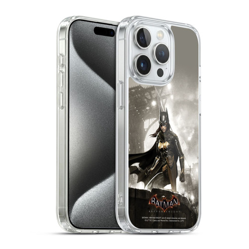 Batman Arkham Knight Characters Batgirl Soft Gel Case for Apple iPhone 15 Pro