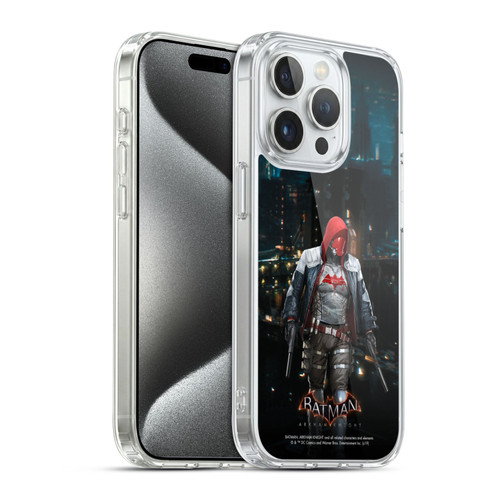 Batman Arkham Knight Characters Red Hood Soft Gel Case for Apple iPhone 15 Pro