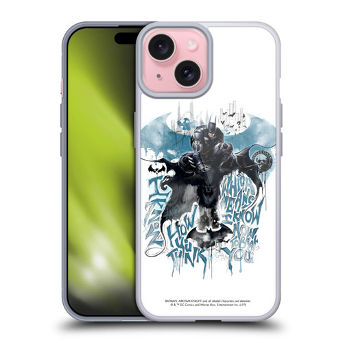 Batman Arkham Knight Graphics How You Think Soft Gel Case for Apple iPhone 15 & MagSafe
