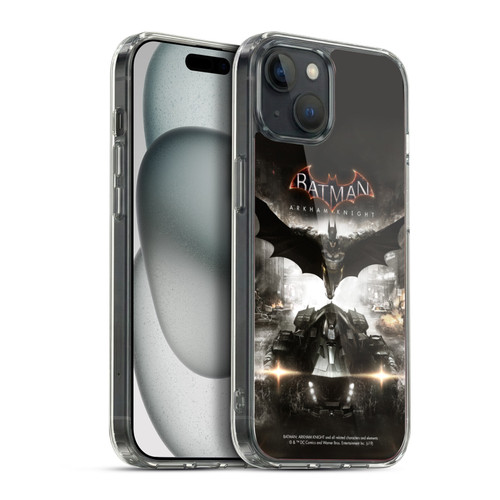 Batman Arkham Knight Graphics Key Art Soft Gel Case for Apple iPhone 15 Plus & MagSafe