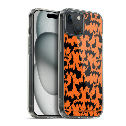 Batman Arkham Knight Graphics Scarecrow Pattern Soft Gel Case for Apple iPhone 15 Plus & MagSafe