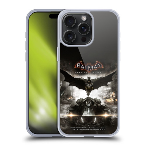 Batman Arkham Knight Graphics Key Art Soft Gel Case for Apple iPhone 15 Pro Max & MagSafe