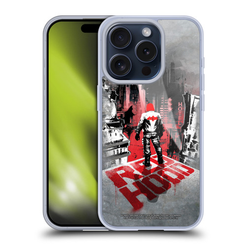 Batman Arkham Knight Graphics Red Hood Soft Gel Case for Apple iPhone 15 Pro & MagSafe
