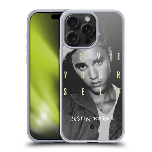 Justin Bieber Purpose B&w Love Yourself Soft Gel Case for Apple iPhone 15 Pro Max