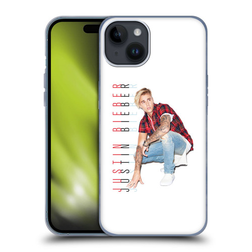 Justin Bieber Purpose Calendar Photo And Text Soft Gel Case for Apple iPhone 15 Plus