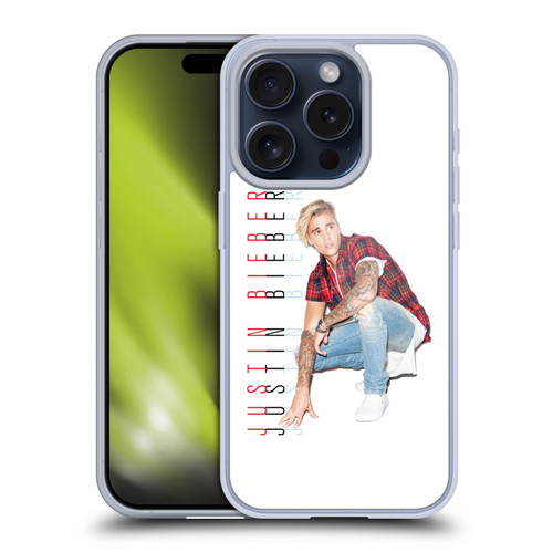 Justin Bieber Purpose Calendar Photo And Text Soft Gel Case for Apple iPhone 15 Pro