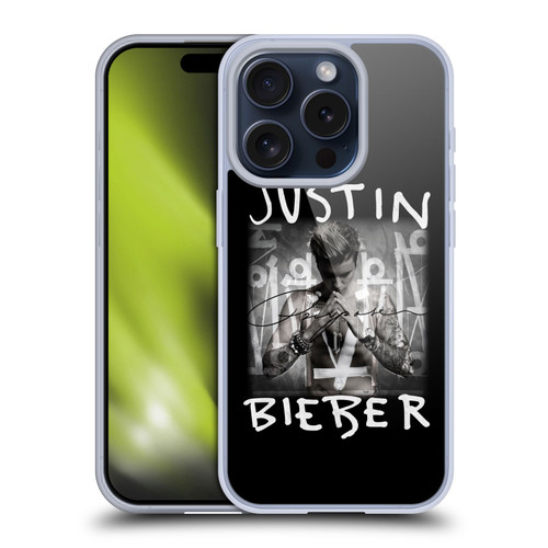Justin Bieber Purpose Album Cover Soft Gel Case for Apple iPhone 15 Pro