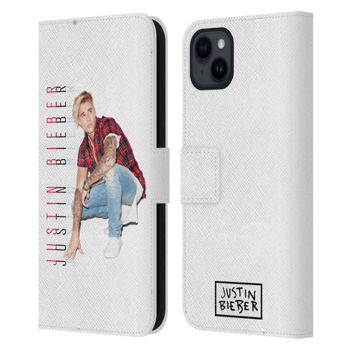 Justin Bieber Purpose Calendar Photo And Text Leather Book Wallet Case Cover For Apple iPhone 15 Plus