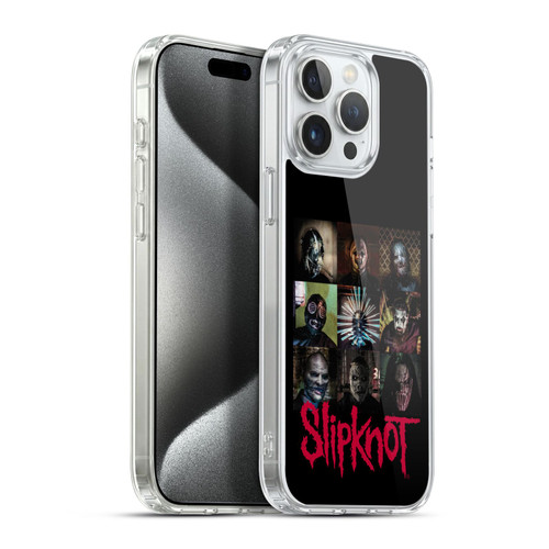 Slipknot Key Art Blocks Soft Gel Case for Apple iPhone 15 Pro Max