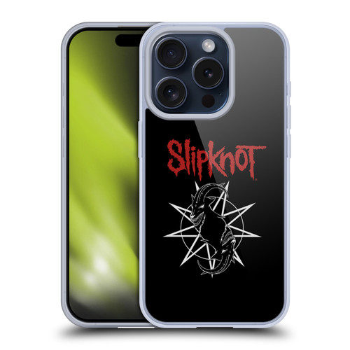 Slipknot Key Art Goat Logo Soft Gel Case for Apple iPhone 15 Pro