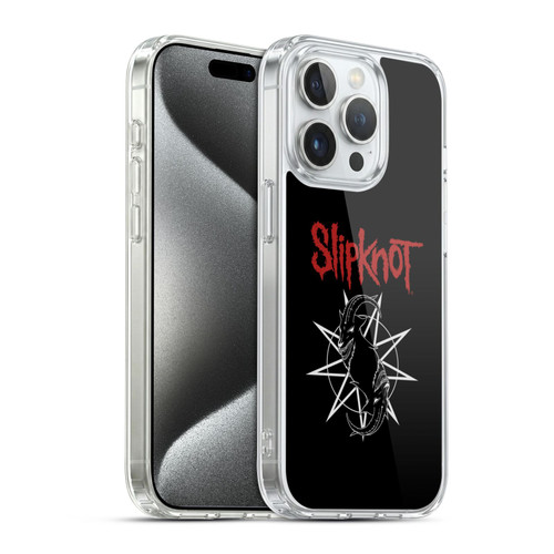 Slipknot Key Art Goat Logo Soft Gel Case for Apple iPhone 15 Pro