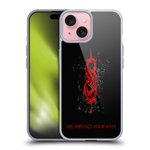 Slipknot We Are Not Your Kind Red Distressed Look Soft Gel Case for Apple iPhone 15