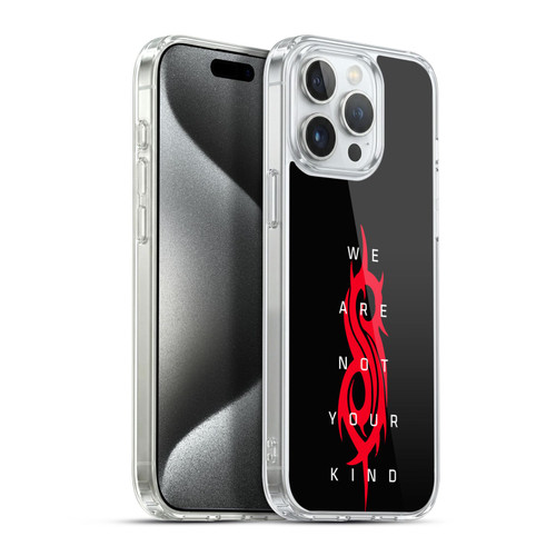 Slipknot We Are Not Your Kind Logo Soft Gel Case for Apple iPhone 15 Pro Max & MagSafe