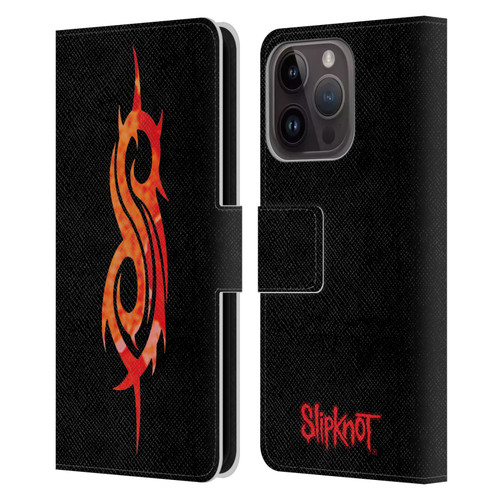 Slipknot Key Art Tribal Leather Book Wallet Case Cover For Apple iPhone 15 Pro