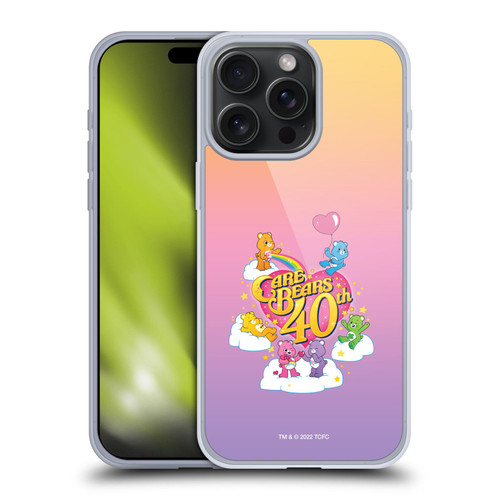 Care Bears 40th Anniversary Celebrate Soft Gel Case for Apple iPhone 15 Pro Max