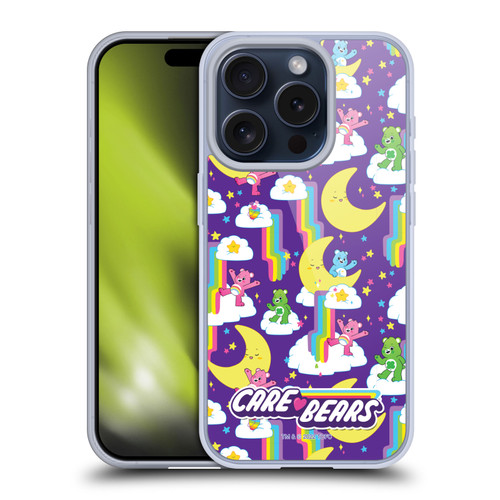 Care Bears 40th Anniversary Rainbow Falls Soft Gel Case for Apple iPhone 15 Pro