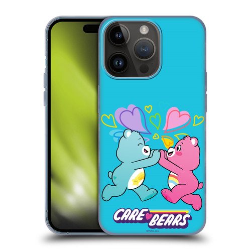 Care Bears Characters Funshine, Cheer And Grumpy Group 2 Soft Gel Case for Apple iPhone 15 Pro