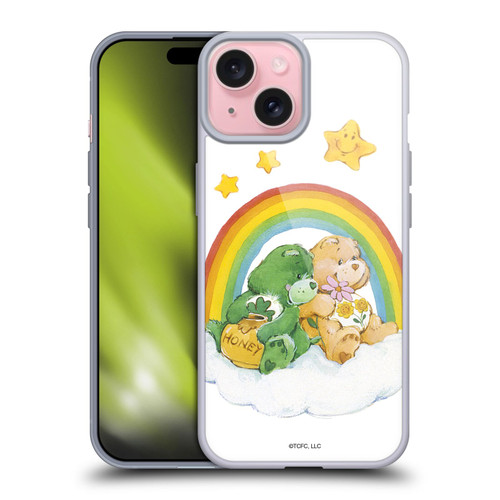 Care Bears Classic Rainbow 2 Soft Gel Case for Apple iPhone 15 & MagSafe