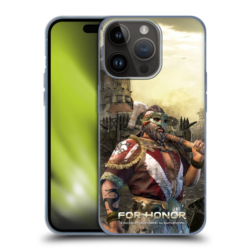 For Honor Characters Berserker Soft Gel Case for Apple iPhone 15 Pro