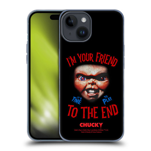 Child's Play Key Art Friend To The End Soft Gel Case for Apple iPhone 15