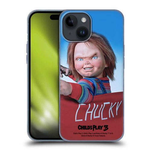 Child's Play III Key Art On Set Soft Gel Case for Apple iPhone 15