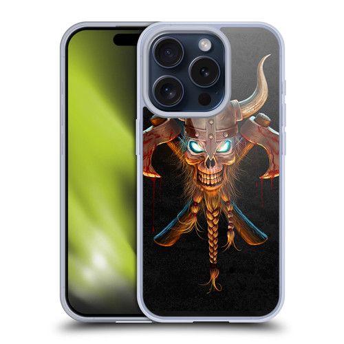 Christos Karapanos Horror 4 Viking Soft Gel Case for Apple iPhone 15 Pro