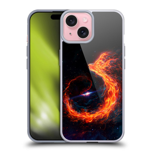 Christos Karapanos Phoenix Out Of Space Soft Gel Case for Apple iPhone 15