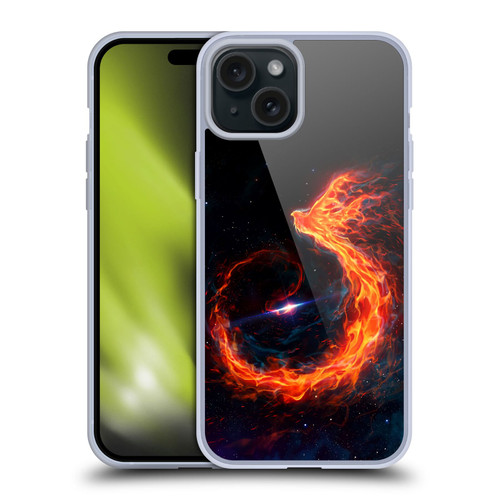 Christos Karapanos Phoenix Out Of Space Soft Gel Case for Apple iPhone 15 Plus
