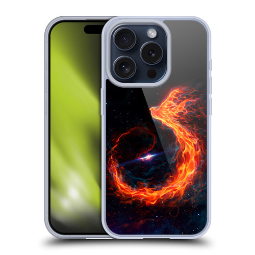 Christos Karapanos Phoenix Out Of Space Soft Gel Case for Apple iPhone 15 Pro