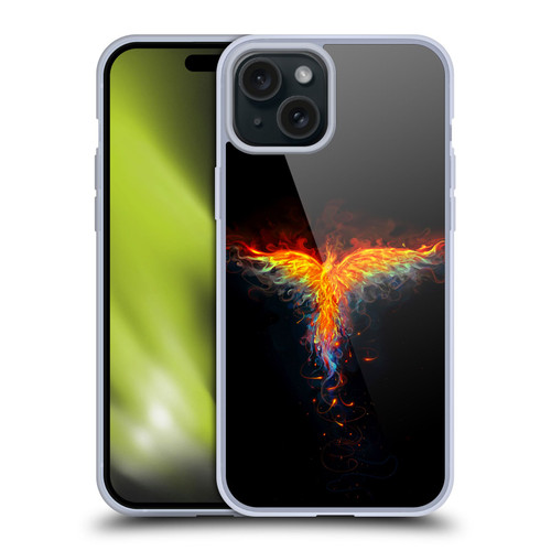 Christos Karapanos Phoenix 2 Bird 3 Soft Gel Case for Apple iPhone 15 Plus