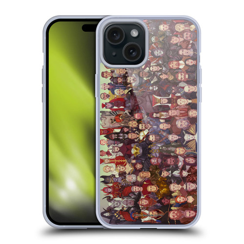 EA Bioware Dragon Age Inquisition Graphics Cast Of Thousands Soft Gel Case for Apple iPhone 15 Plus