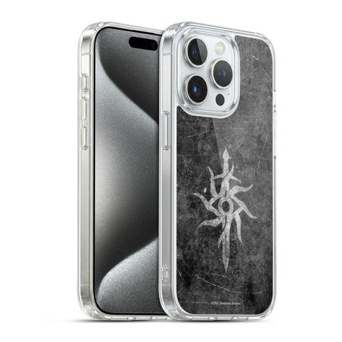 EA Bioware Dragon Age Inquisition Graphics Distressed Symbol Soft Gel Case for Apple iPhone 15 Pro & MagSafe