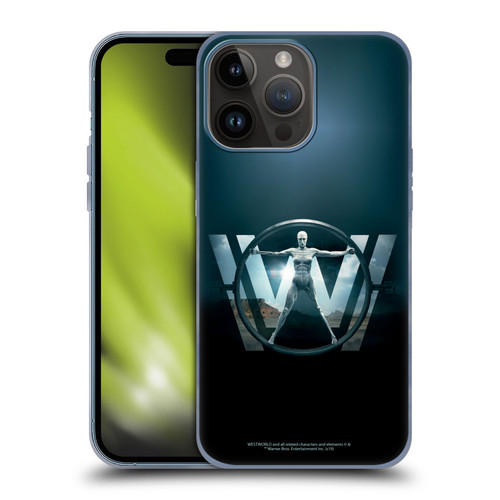 Westworld Key Art The Vitruvian Man Soft Gel Case for Apple iPhone 15 Pro Max