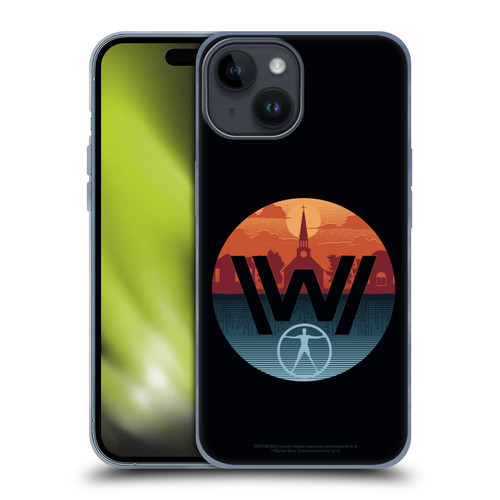Westworld Logos Park Soft Gel Case for Apple iPhone 15