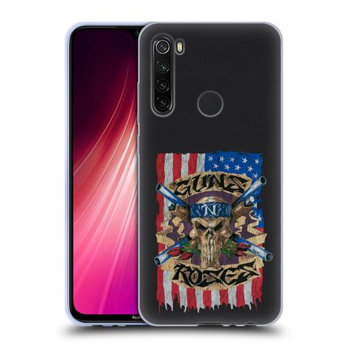 Guns N' Roses Band Art Flag Soft Gel Case for Xiaomi Redmi Note 8T